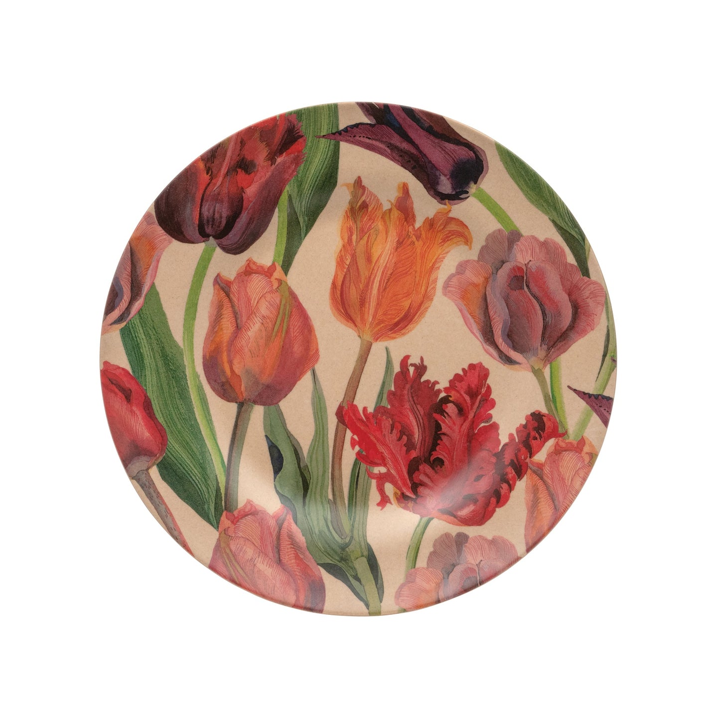 Emma Bridgewater - Tulips Rice Husk Plate - Kitchentins.com
