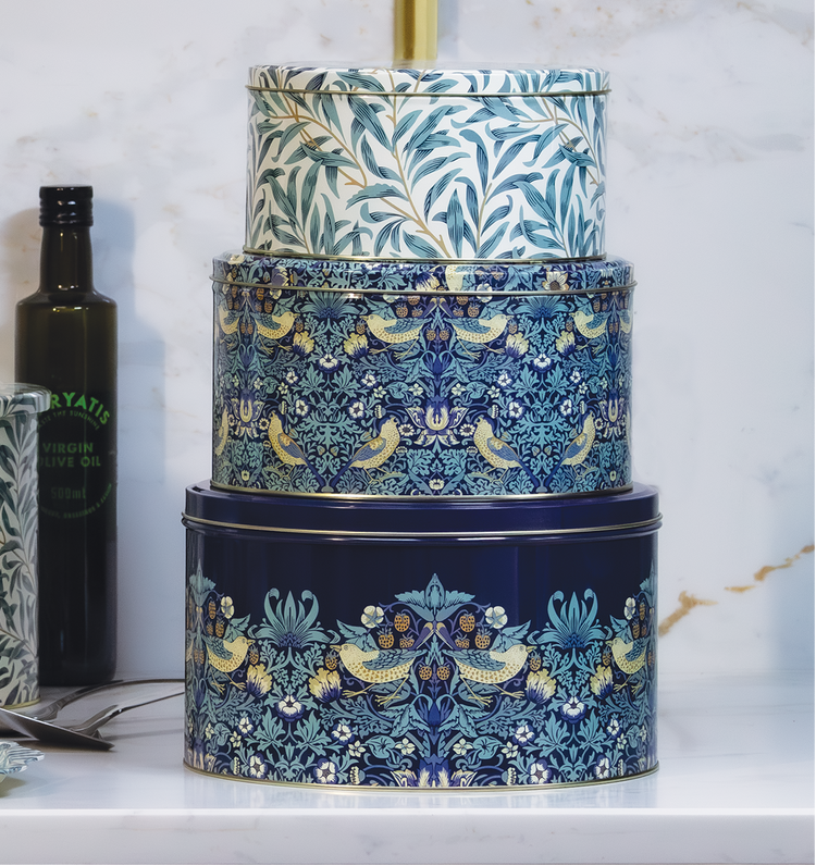 Arts & Crafts design set of 3 cake tins - Kitchentins