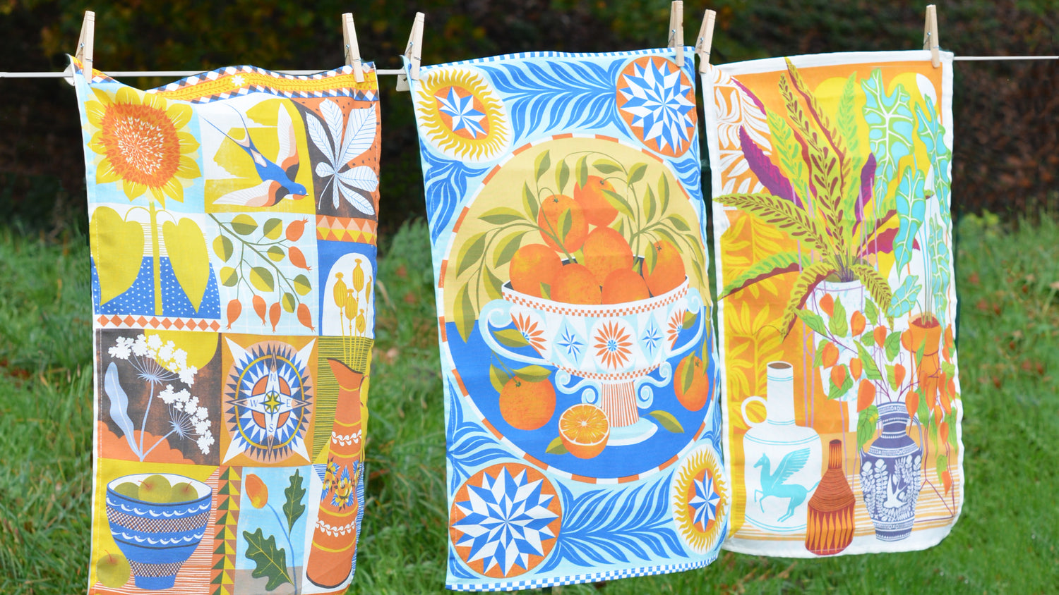 Printer Johnson Kitchen Tea Towels - Kitchentins.com