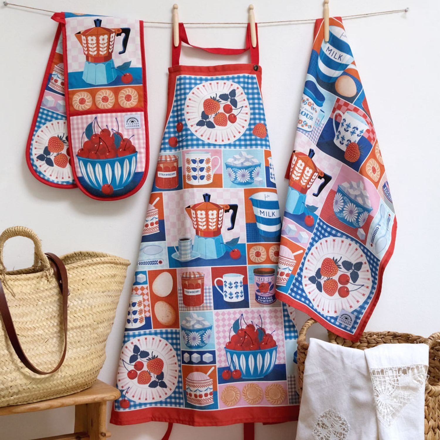 Printer Johnson Kitchen design textiles lifestyle picture - Kitchentins