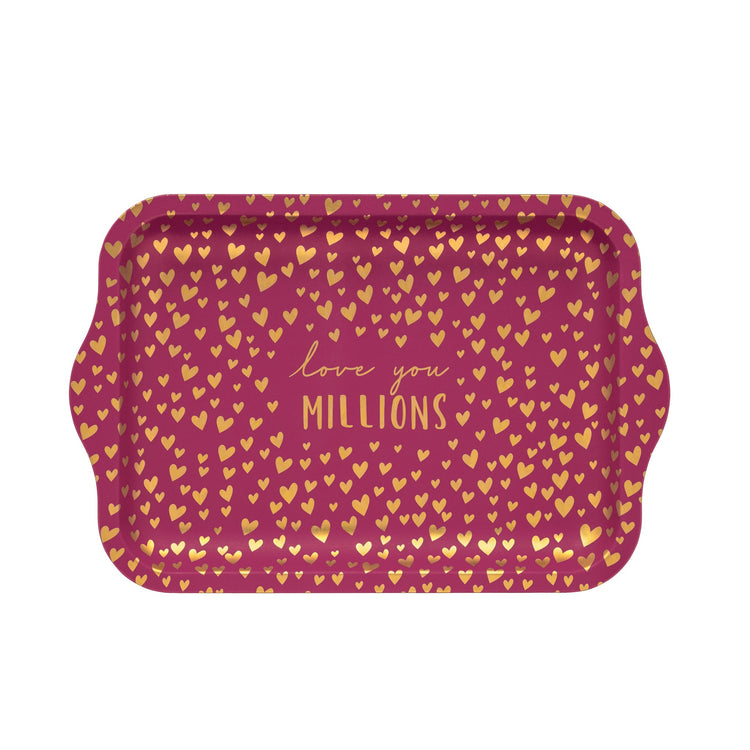 Kitchentins - Sara Miller 'Love You Millions' Small Tin Tray