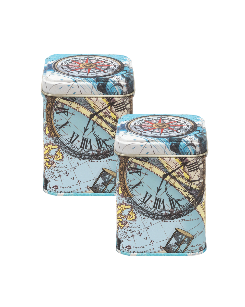 Adventure Small Square Tin, Set of 2