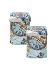 Adventure Small Square Tin, Set of 2