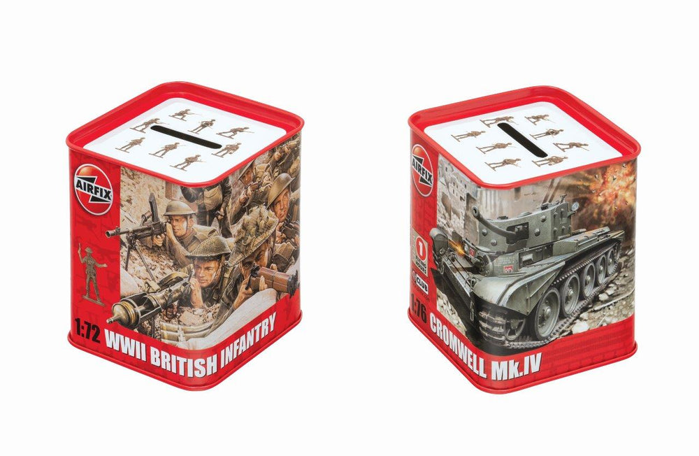 Airfix Money Box Tin, Set of 2