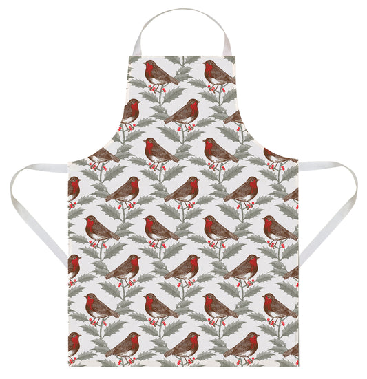 Thornback & Peel Robin & Holly Apron - Kitchentins.com