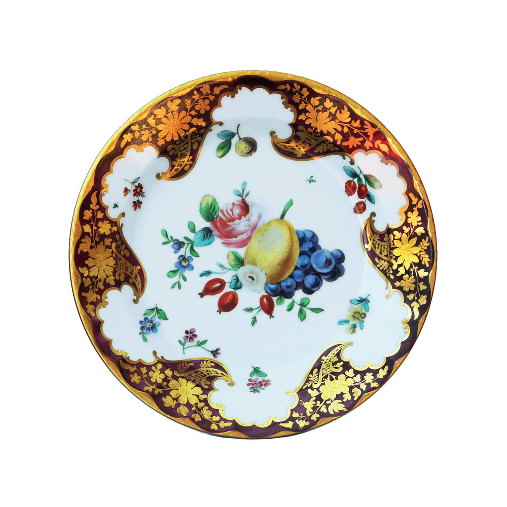 Decorative Tin Plate - Worcester Pear & Grapes
