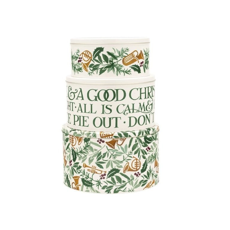 Emma Bridgewater Bring In The Green Set of 3 Cake Tins - Kitchentins