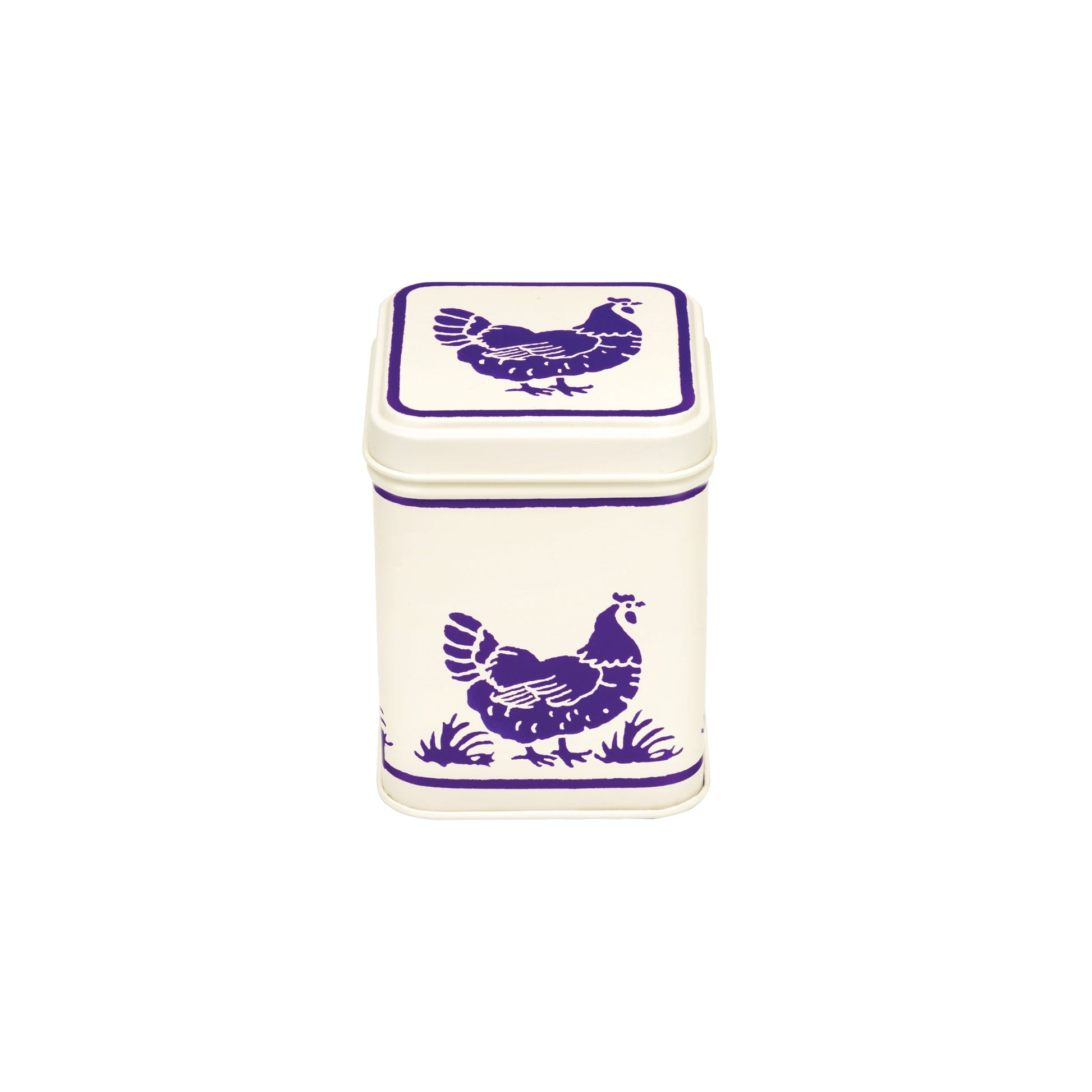 Kitchentins - Emma Bridgewater - Blue Hens Square Tin
