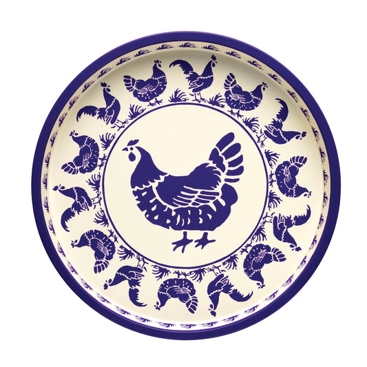 Kitchentins - Emma Bridgewater - Blue Hens Deepwell Tray
