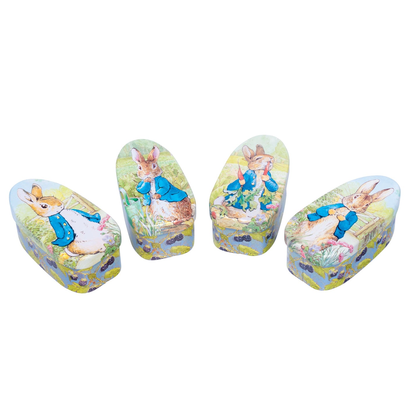 Kitchentins - Peter Rabbit - Set of 4 Oval tins 