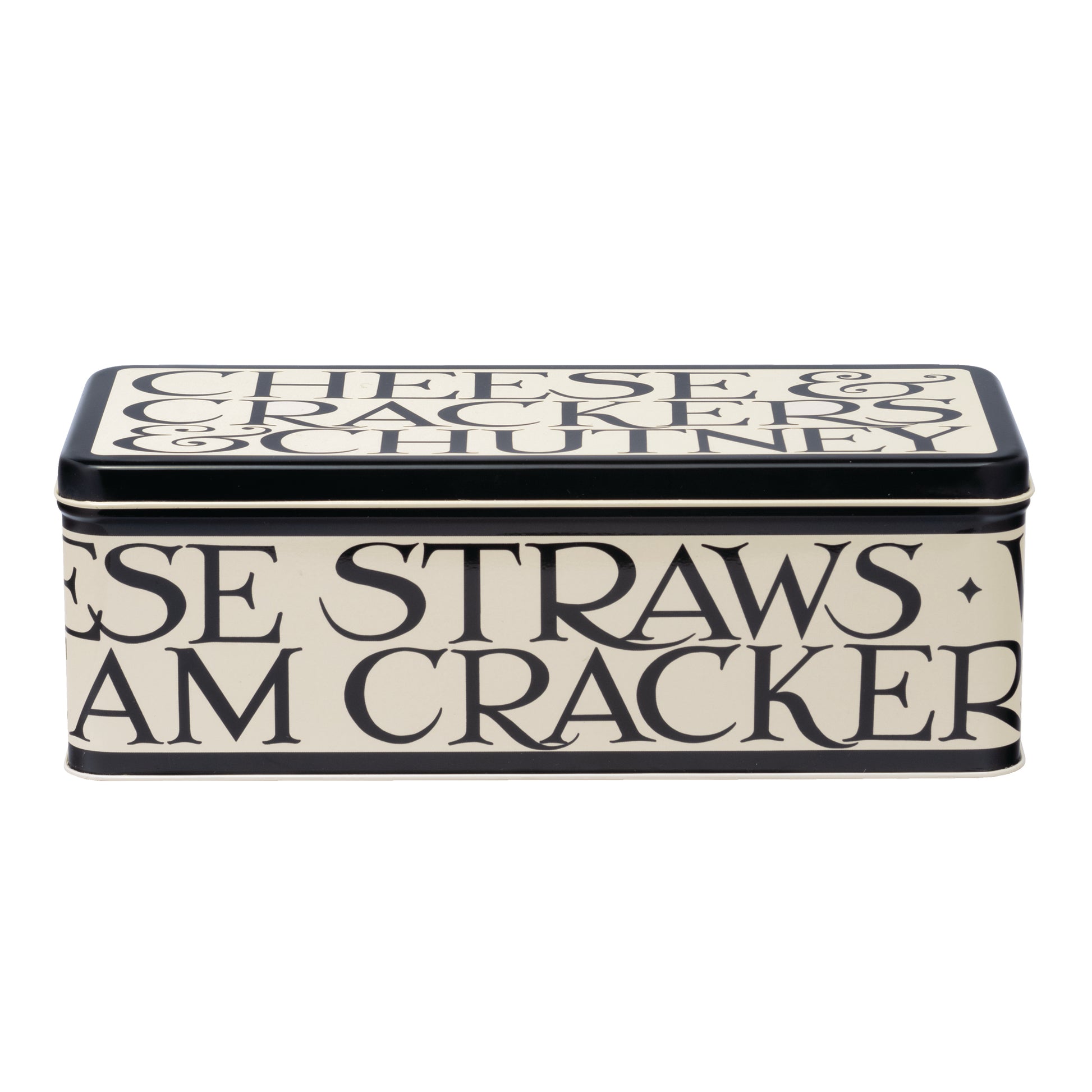 Kitchentins - Emma Bridgewater - Rectangular tin with text design on a white background