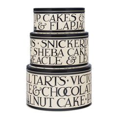 Emma Bridgewater - Black Toast Set of 3 Cake Tins