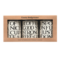 Emma Bridgewater- Black Toast Round Caddy Set