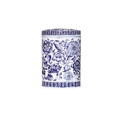 Claire Winteringham Blue & White Tall Oval Tin