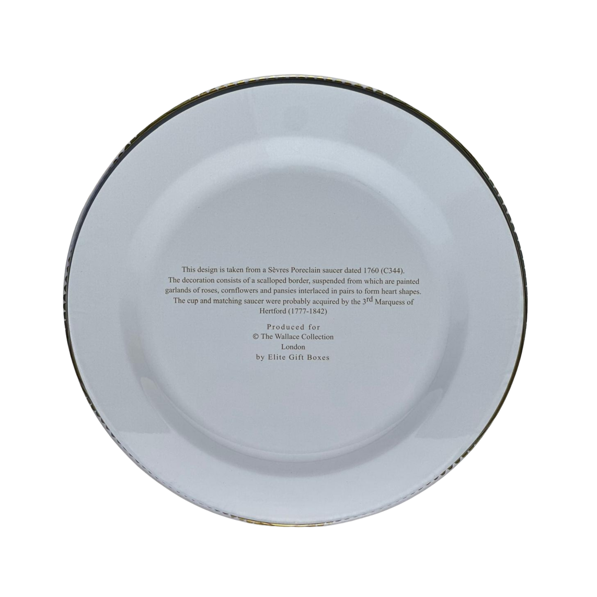 Kitchentins - Rose Garlands Decorative Tin Plate Back