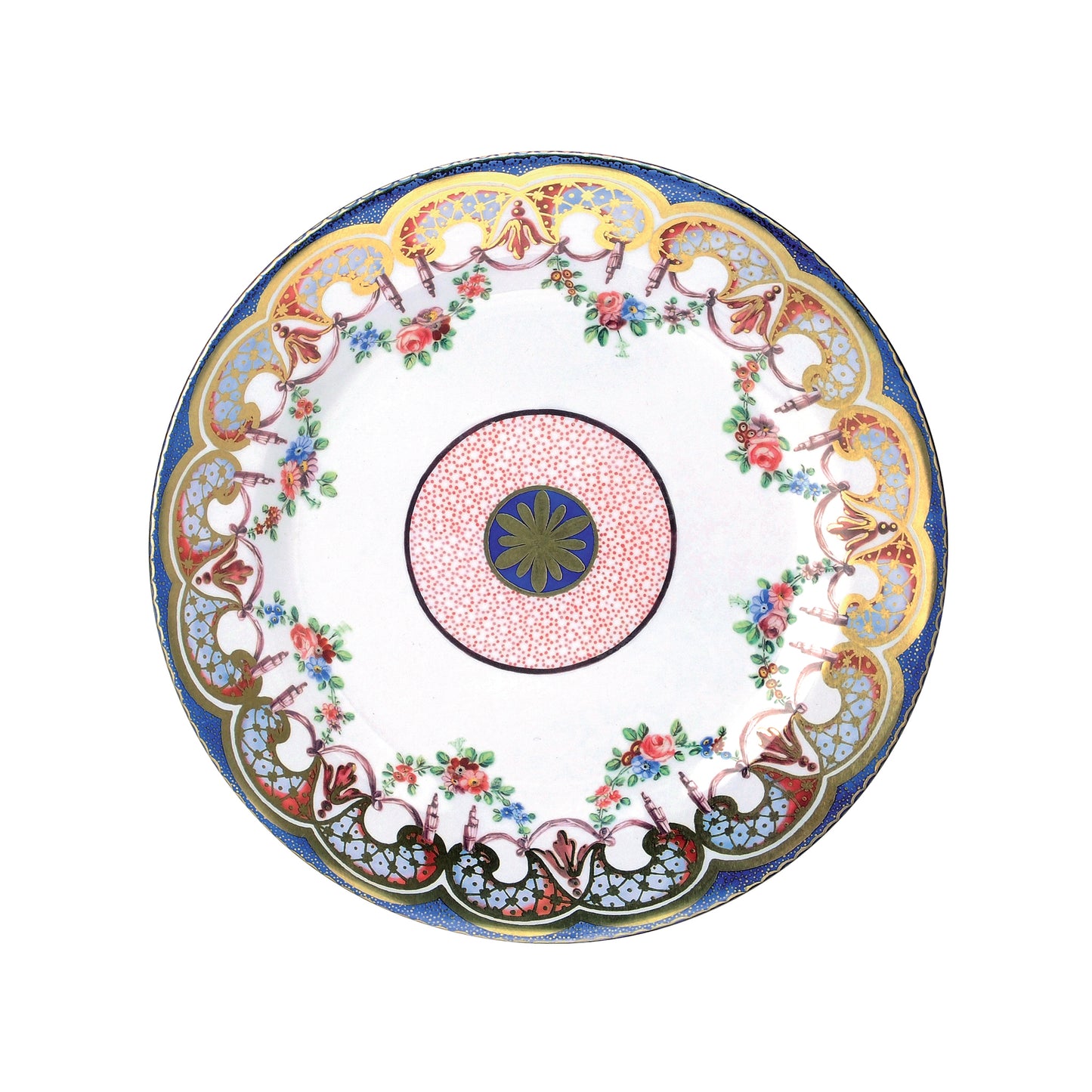 KItchentins - Decorative Tin Plate- Daisy Centre, floral design