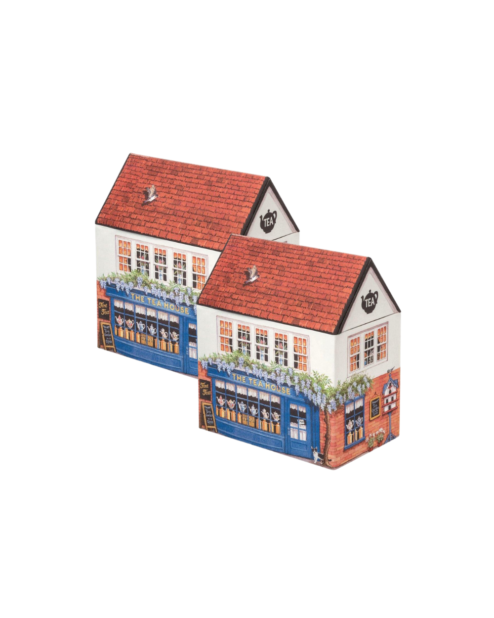 Dana Kubick Small Tea Shop Tin, Set of 2