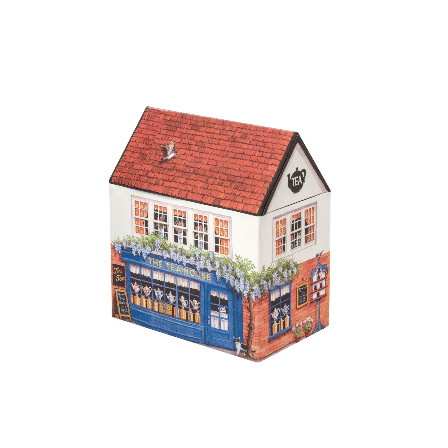 Dana Kubick Small Tea House tin - Kitchentins