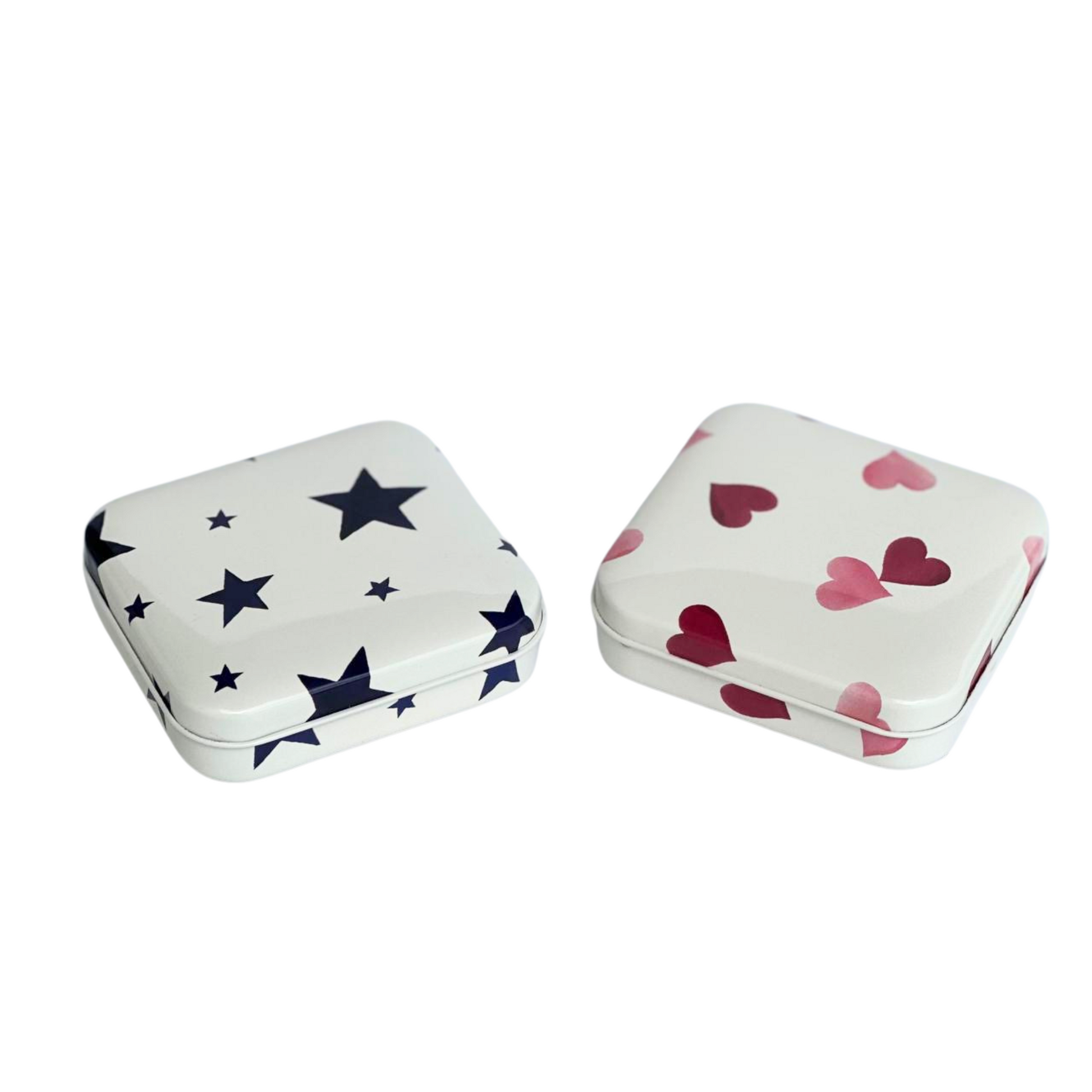 Kitchentins - Emma Bridgewater Pocket Tins Set- Starry Skies & Pink Hearts
