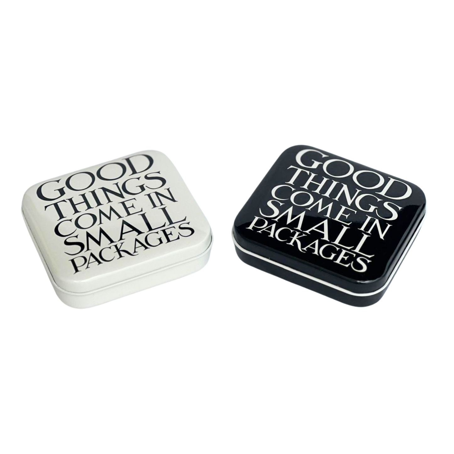 Kitchentins - Emma Bridgewater Pocket Tins Set- Black Toast Black & White Tins