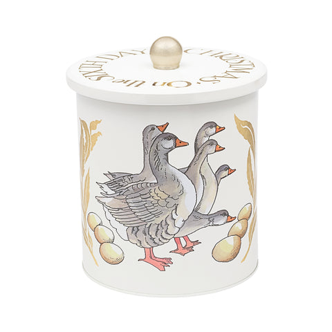 Emma Bridgewater - 6 Geese a Laying Medium Biscuit Barrel