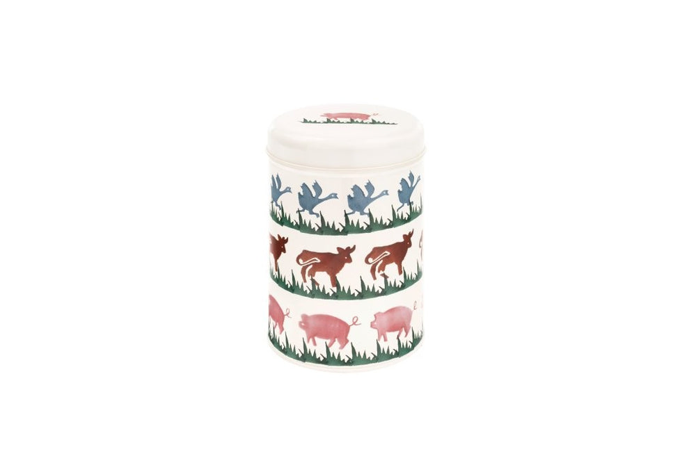 Emma Bridgewater - Farm Animals Round Caddy Tin