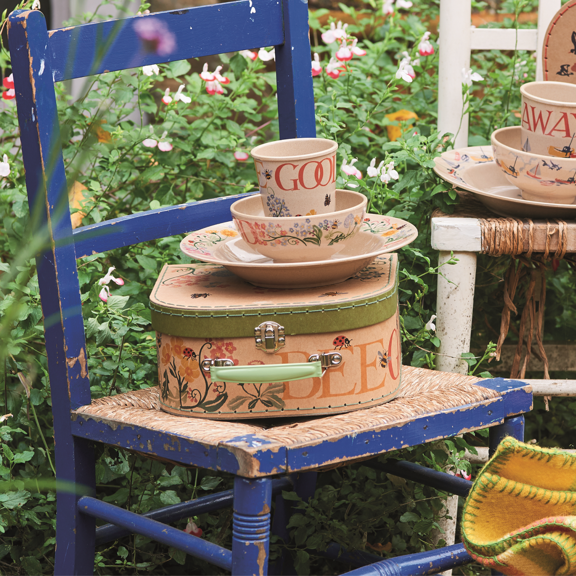 Kitchentins -Emma Bridgewater Bee Good 3 piece rice husk set 