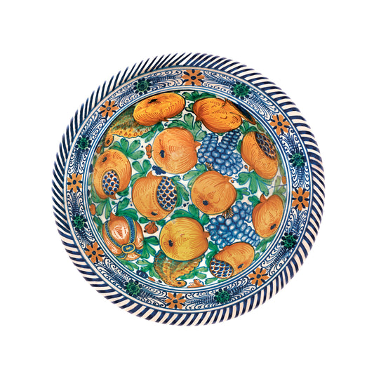 Kitchentins - Decorative Tin Plate- Clapmash design, fruit
