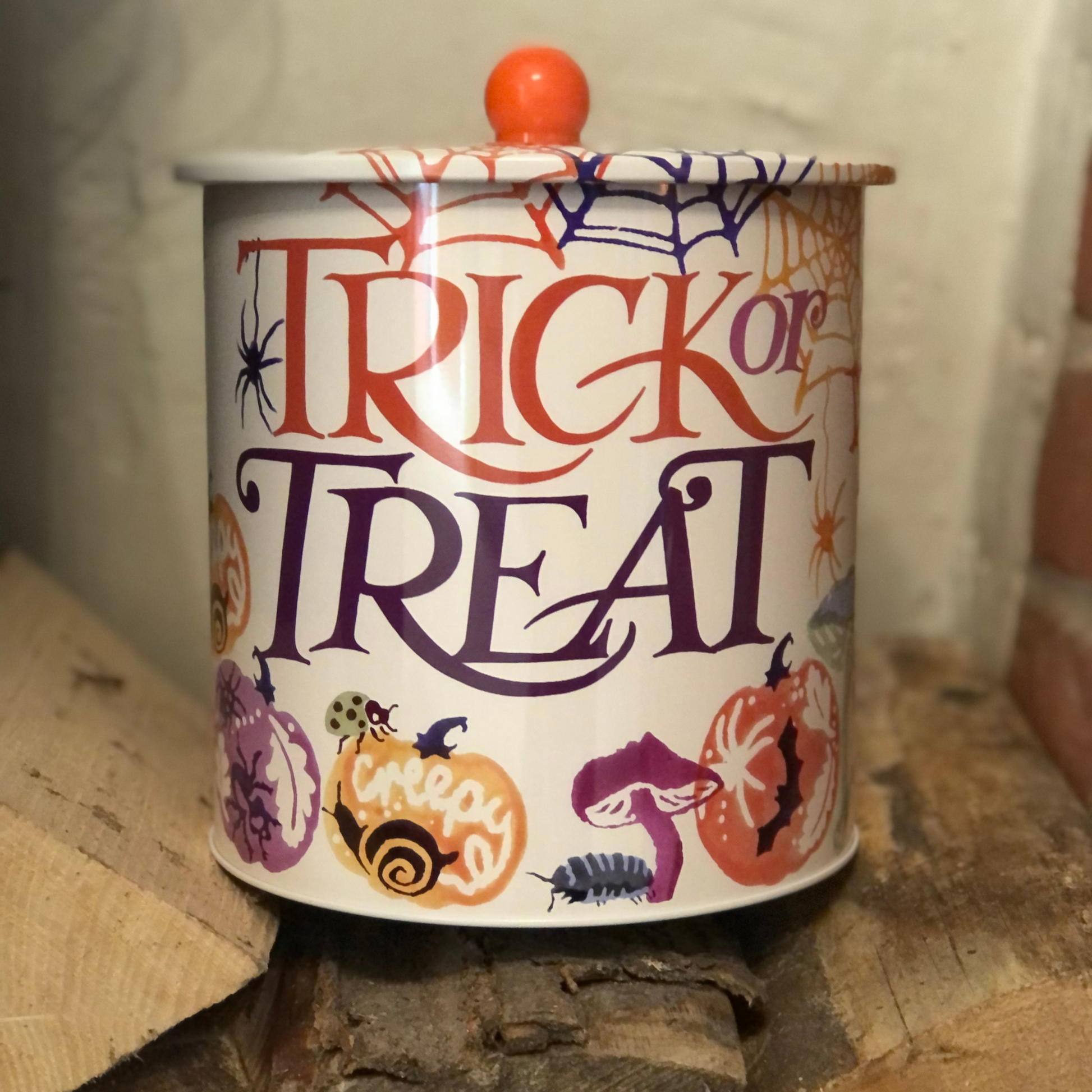 Kitchentins - Emma Bridgewater Halloween themed biscuit barrel