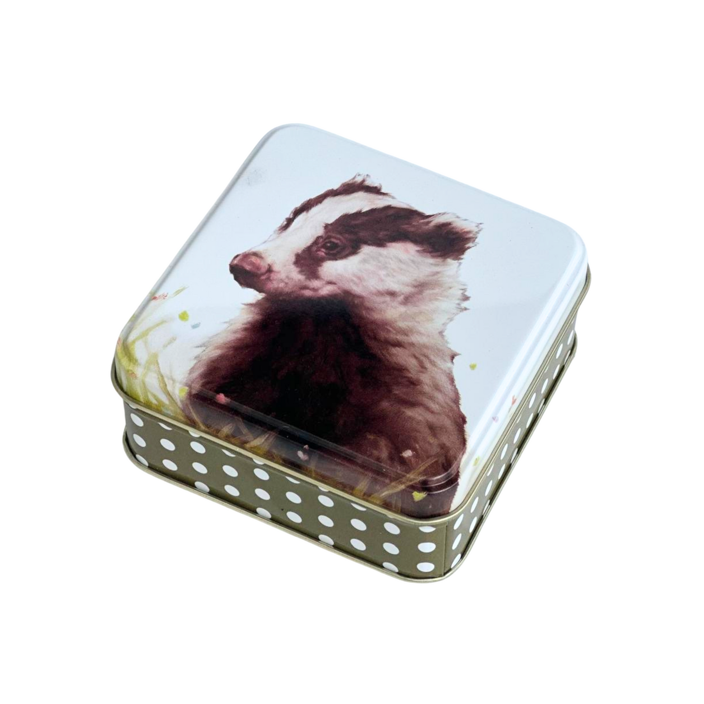 Kitchentins - Jo Stockdale Countryside Friends Badger Design Tin