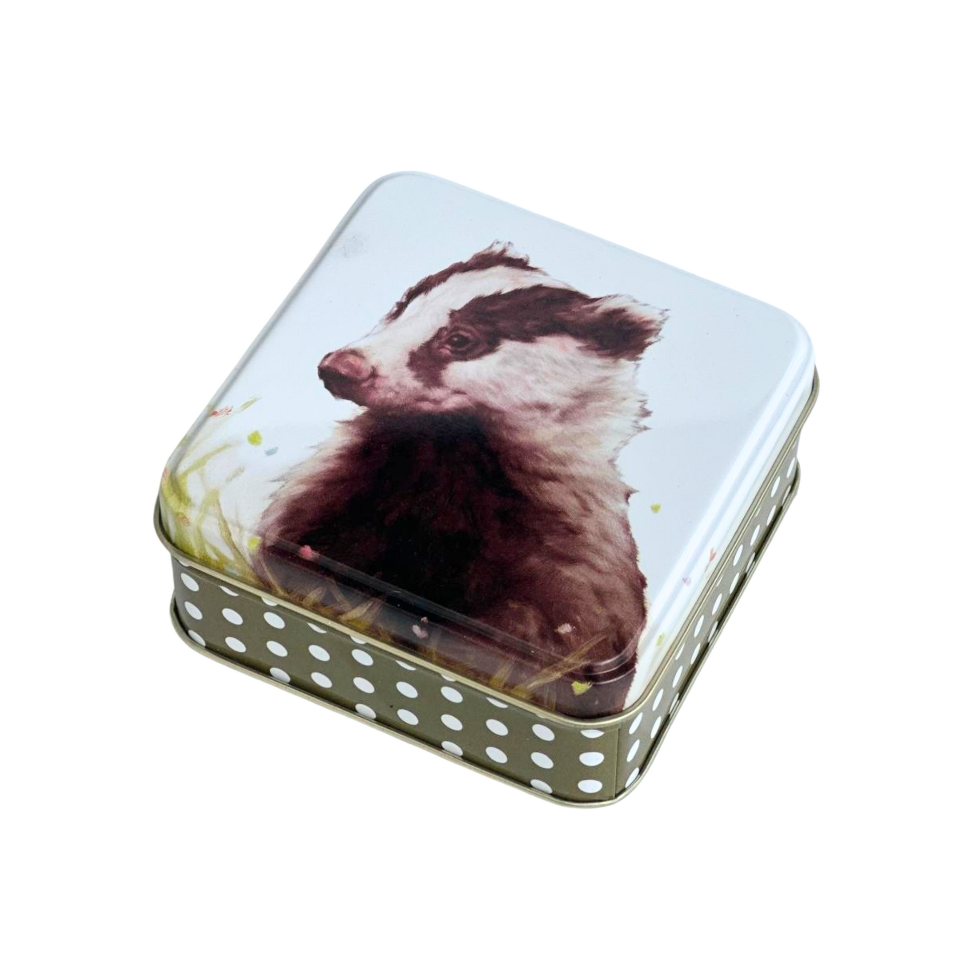 Kitchentins - Jo Stockdale Countryside Friends Badger Design Tin