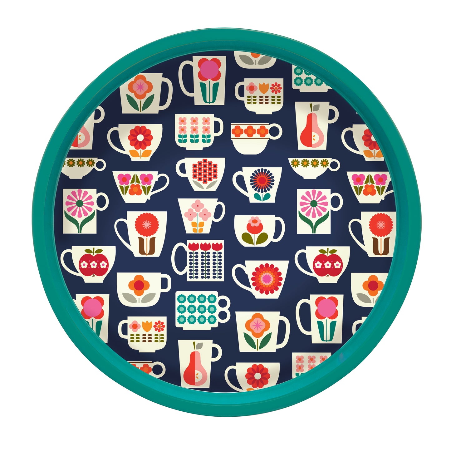 Kitchentins- Kate Rhees Teacup design deepwell tray