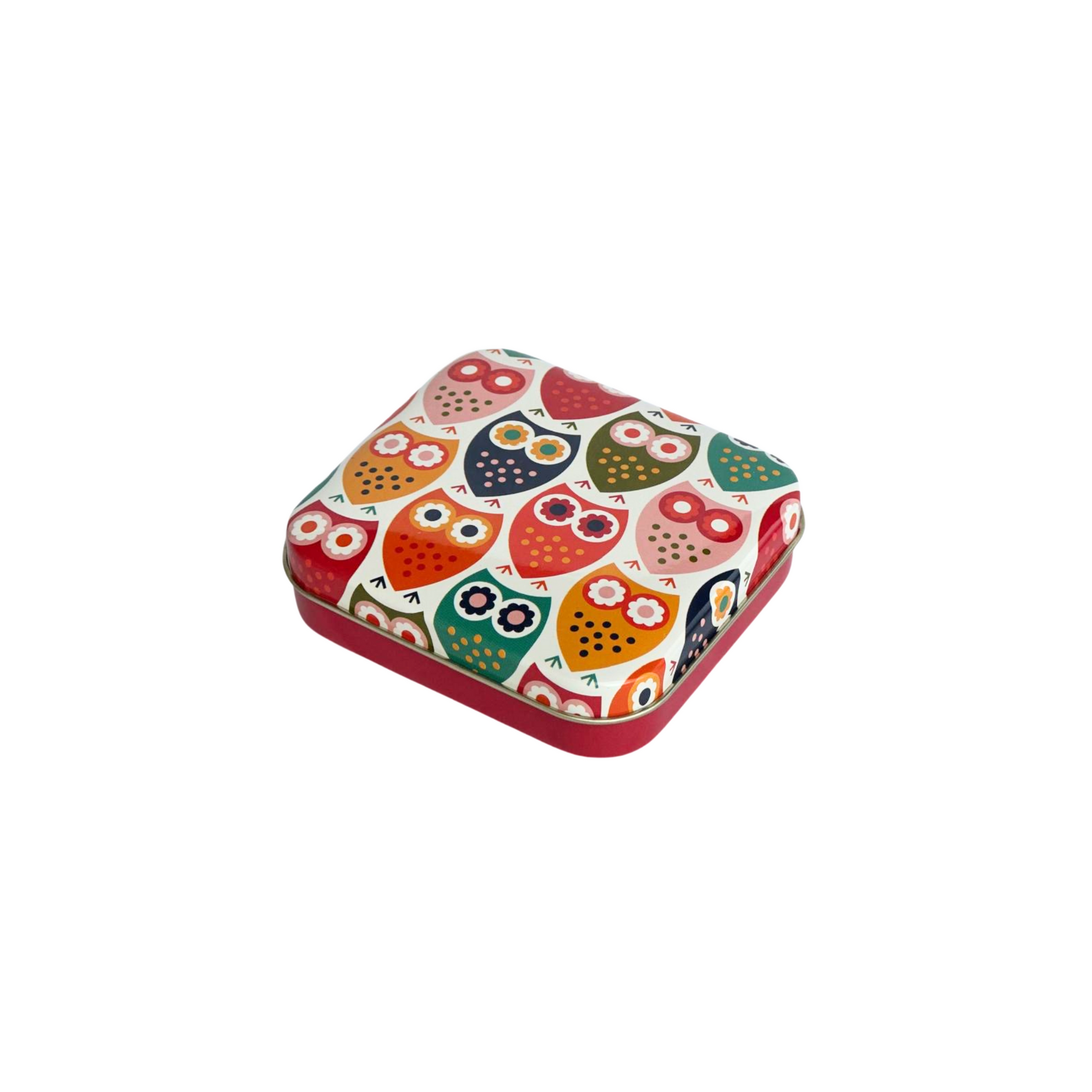 Kitchentins - Kate Rhees Pocket Tin Owl Design