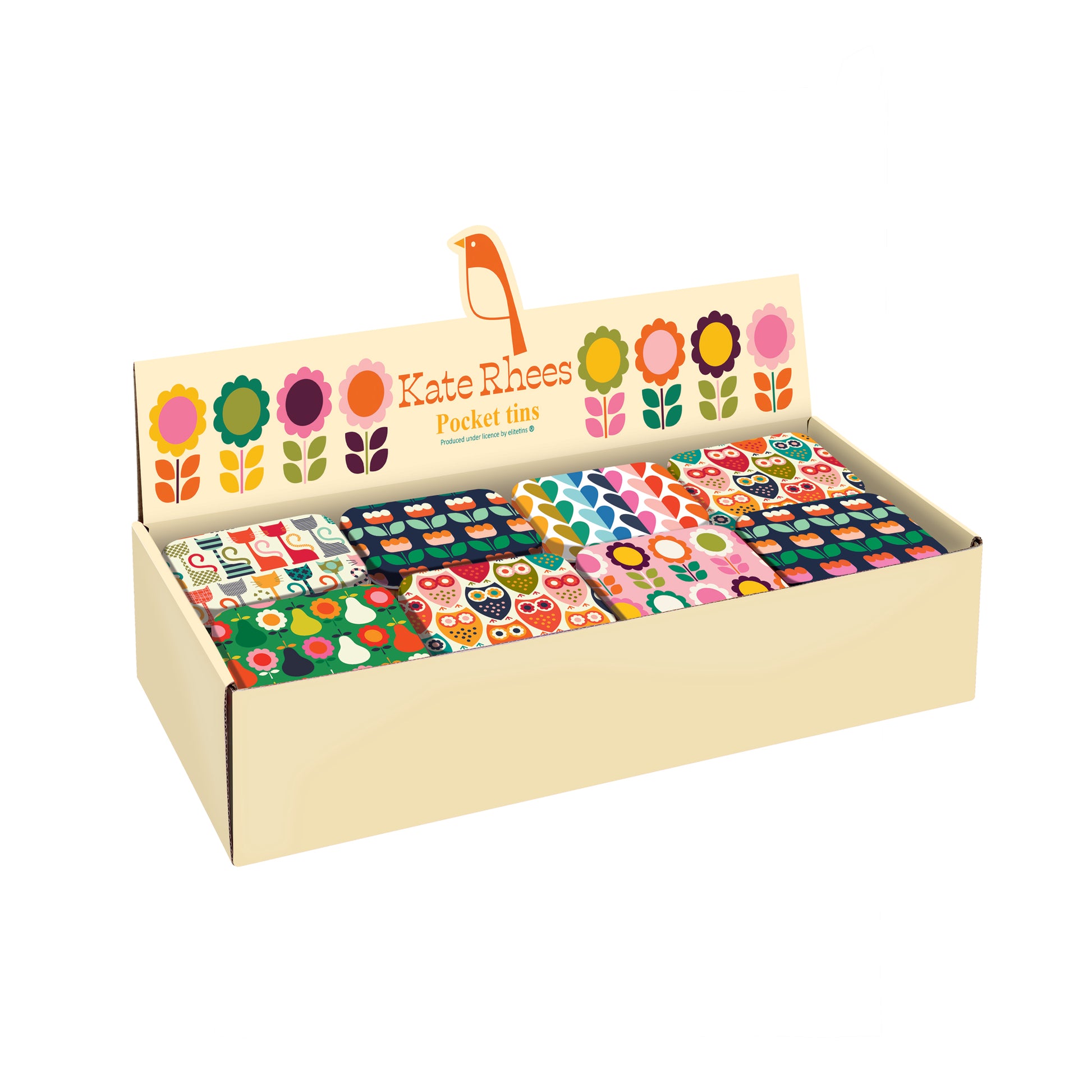Kitchentins - Kate Rhees Pocket Tins Display Box