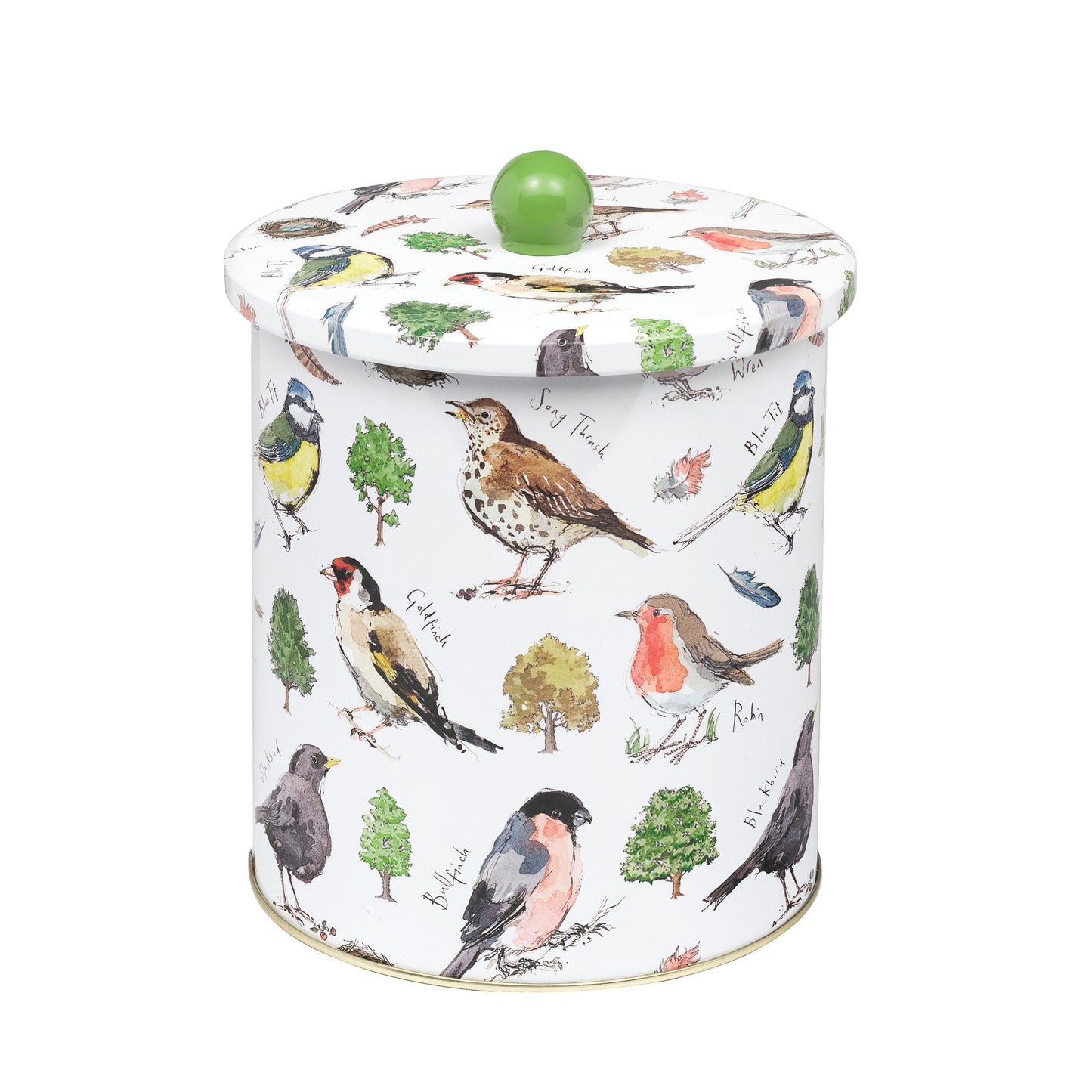 Madeleine Floyd- Birdsong Design Medium Biscuit Barrel - Kitchentins.com