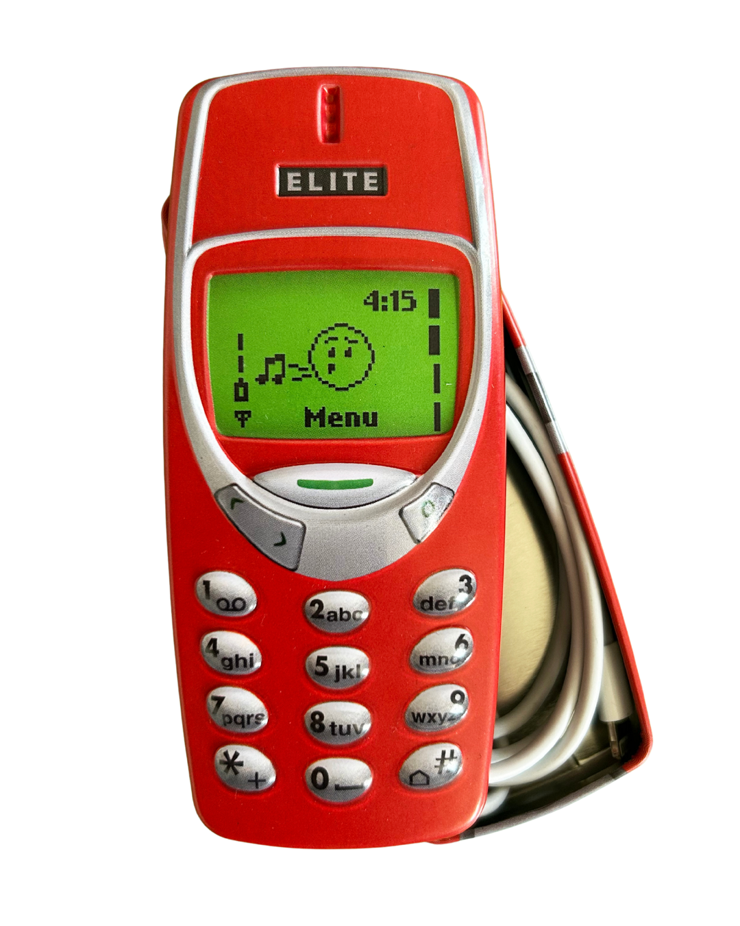 Mobile phone shaped tin, red - Kitchentins