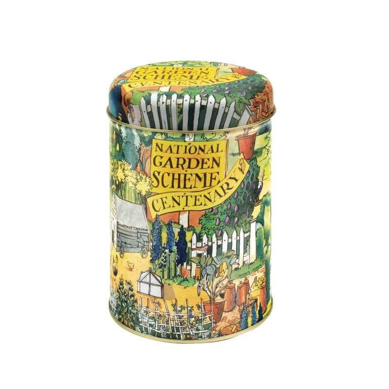 National Garden Scheme Round Caddy Tin