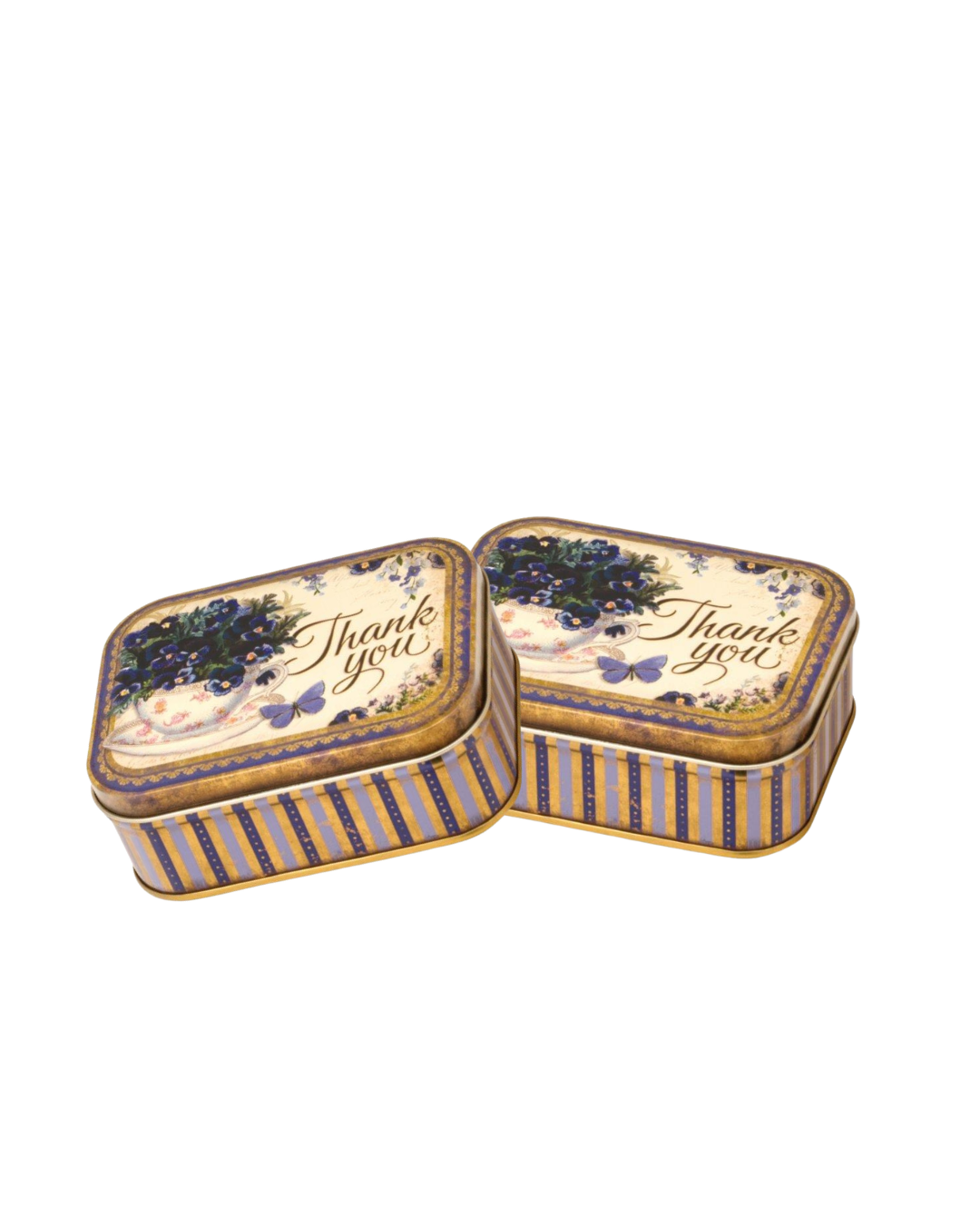 Nostalgia Thank you set of 2 tins
