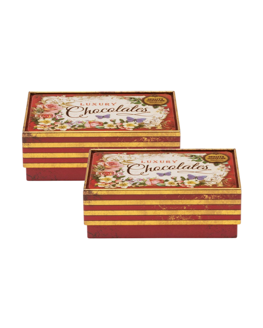 Nostalgia Small Vintage Style Chocolate Tin - Kitchentins