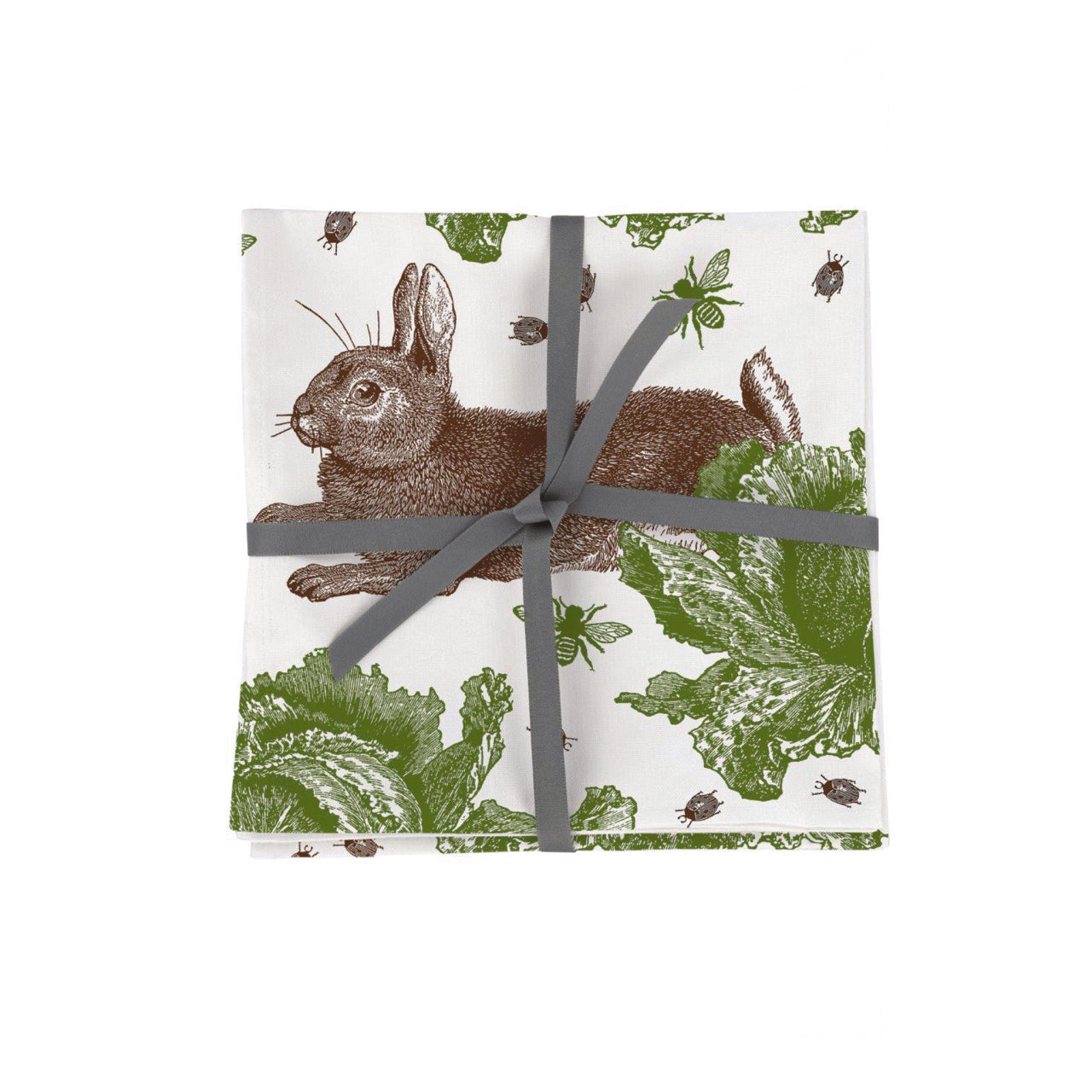 Thornback & Peel Rabbit & Cabbage Napkin set of 4 - Kitchentins.com