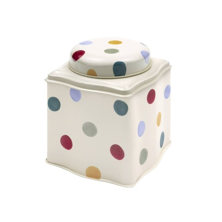 Emma Bridgewater Polka Dot Dome Lid Wavy Caddy - Kitchentins