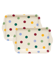 Emma Bridgewater - Polka Dot Small Tin Tray, Set of 2