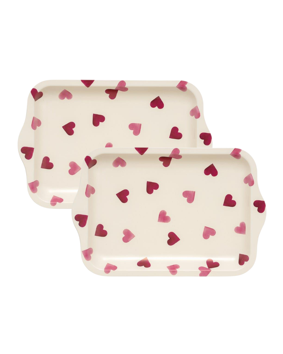 Emma Bridgewater - Pink Hearts Small Tin Tray - Kitchentins