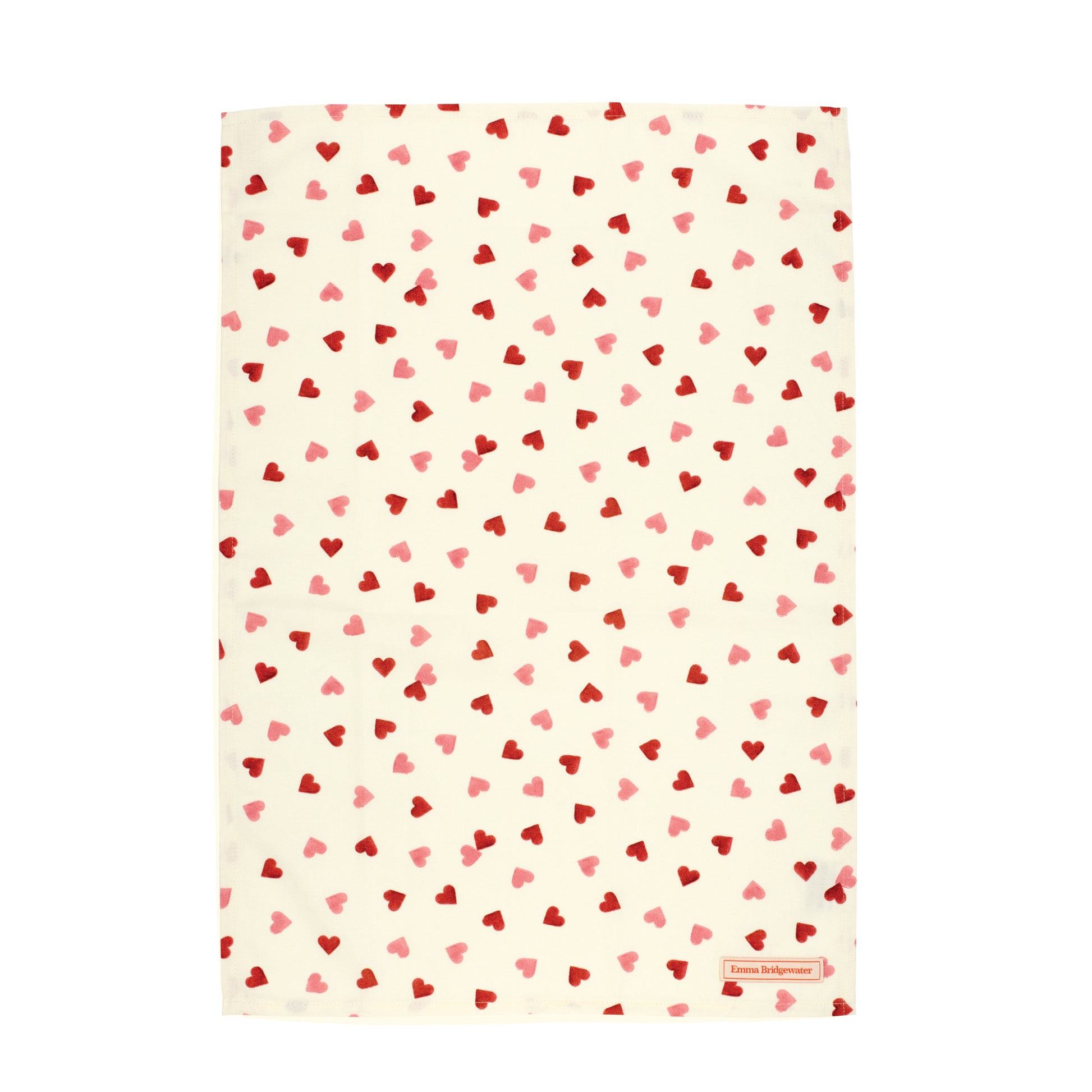 kitchentins - Emma Bridgewater Pink Hearts Tea Towel