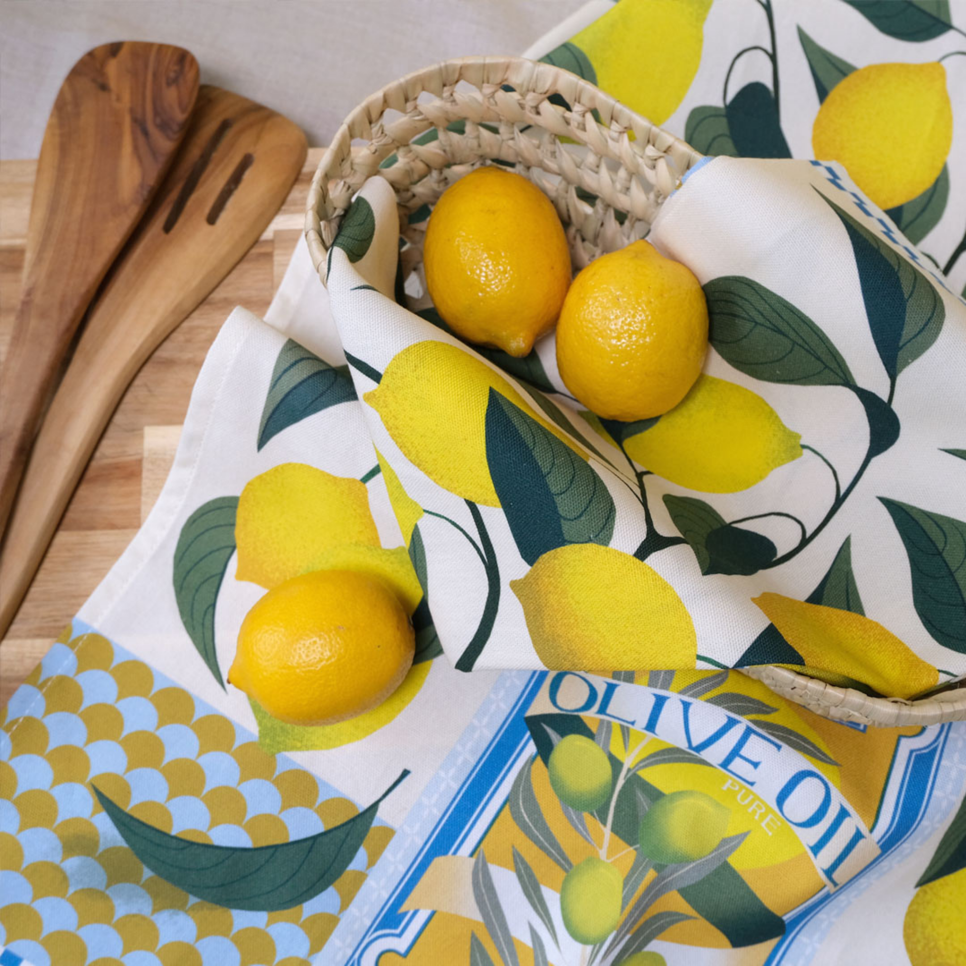 Kitchentins - Printer Johnson Lemon Tree Tea Towel