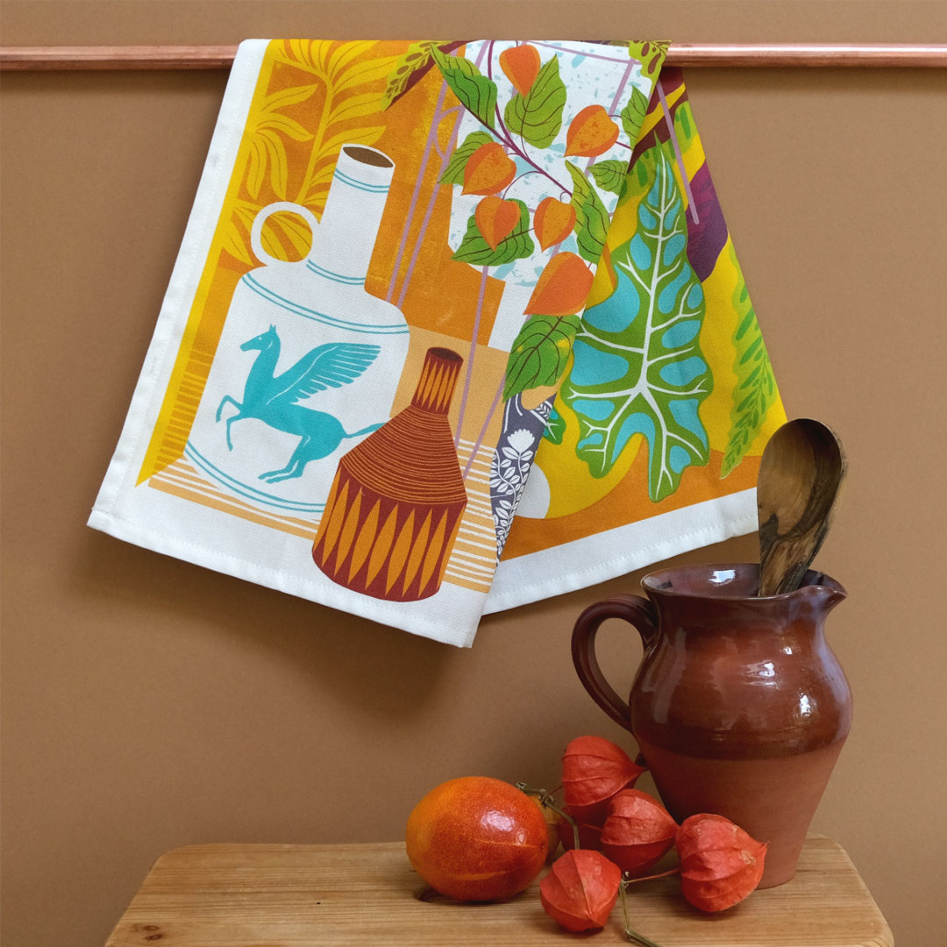 Kitchentins - Printer Johnson Vessels Tea Towel