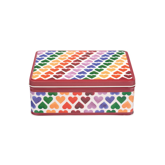 Kitchentins - Emma Bridgewater - Rainbow Hearts Deep Rectangular