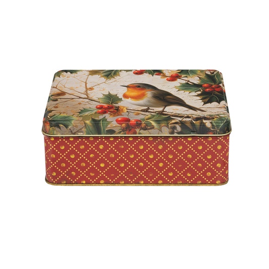 Kitchentins - Robin Rectangular Storage Tin by Elitetins