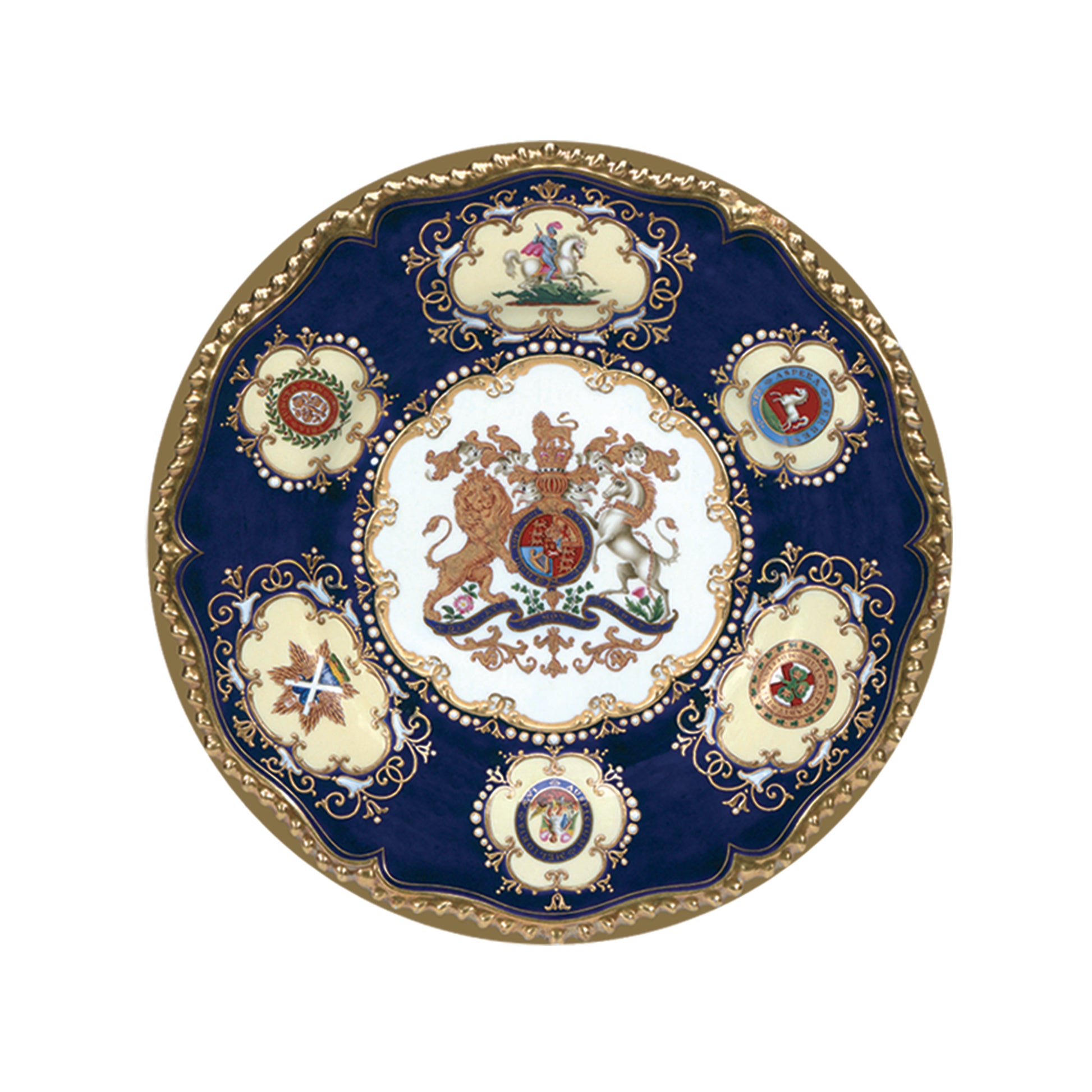 Decorative Tin Plate- William IV Royal Crest design