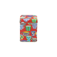 Sarah Campbell - Red Tea Cup Small Square Tin